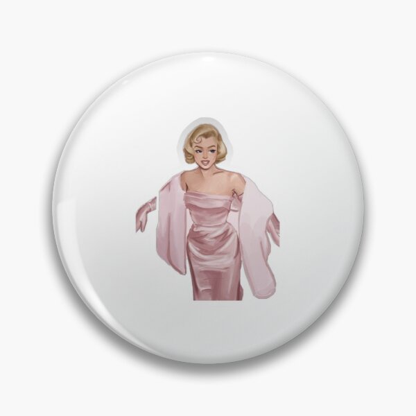 Item preview, Marilyn Monroe Diamonds Pink Dress Vintage Hollywood Glamour designed and sold by NaevaArt.