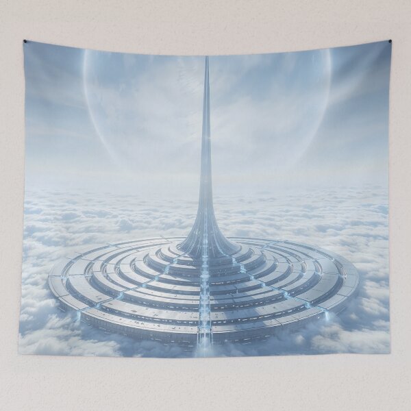 Item preview, Celestial Spire: Orbital Cloud Station designed and sold by KYOFRAME.