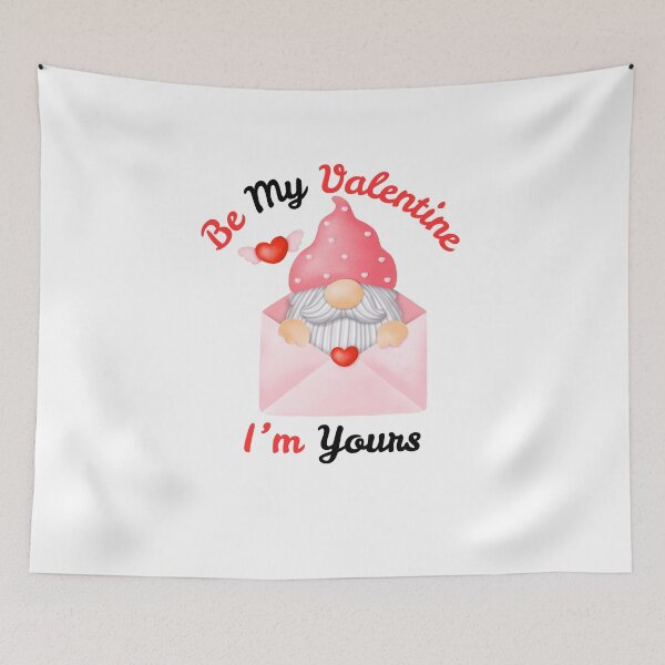 Item preview, Be My ValetIne I'm Yours | Gnome In Love designed and sold by SolSel ⭐⭐⭐⭐⭐.