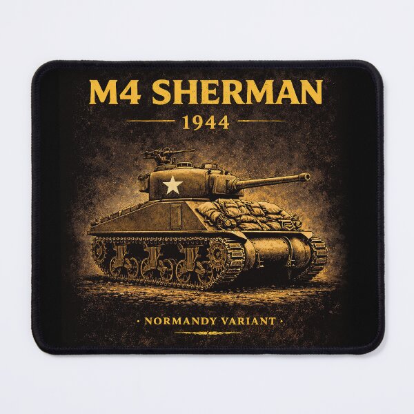 Item preview, M4 Sherman Tank WWII Military Art designed and sold by Retr0Tshirts.