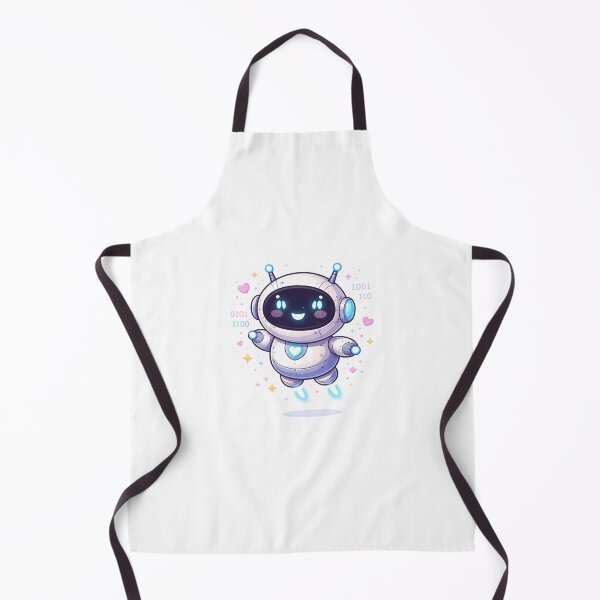 Item preview, Cute AI Robot with Heart – Kawaii Artificial Intelligence Character designed and sold by Lumiart1408.