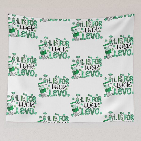 Item preview, L is for Luck Levo Pharmacist CRNA Nurse St Patrick's Day designed and sold by jakaun.