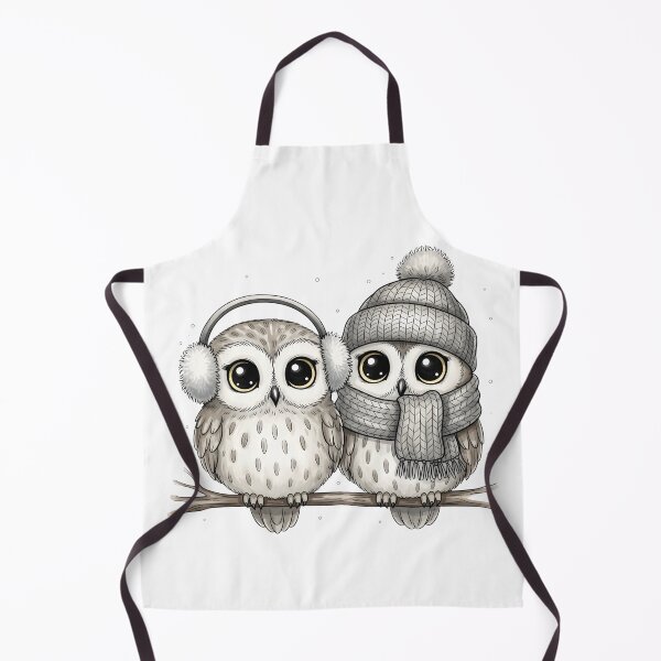 Item preview, Cozy Winter Owls on a Branch designed and sold by aaljone007.