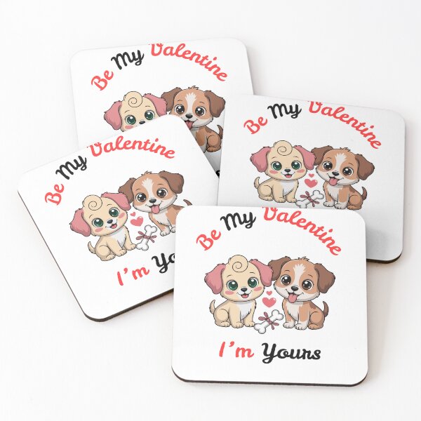 Item preview, Be My ValetIne I'm Yours | Cute Love Puppiesk designed and sold by SolSel ⭐⭐⭐⭐⭐.