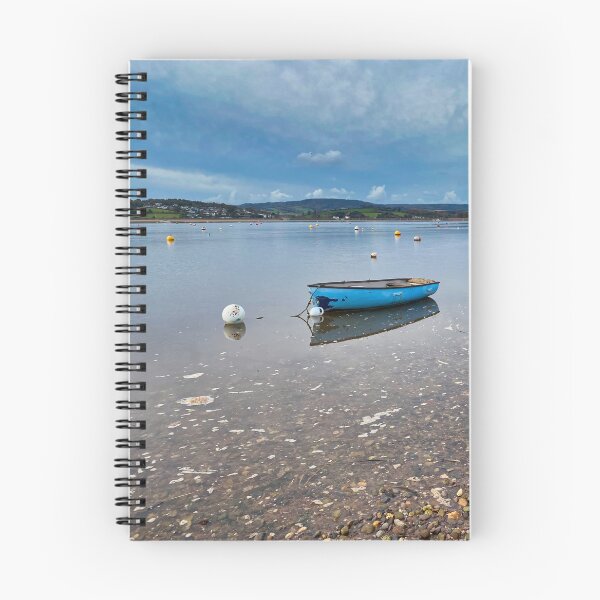 Item preview, Serenity on the Exe - Classic Boat at Exe Estuary Exmouth Maritime Art designed and sold by leonwoods.
