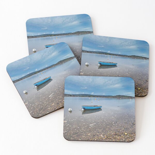 Item preview, Serenity on the Exe - Classic Boat at Exe Estuary Exmouth Maritime Art designed and sold by leonwoods.