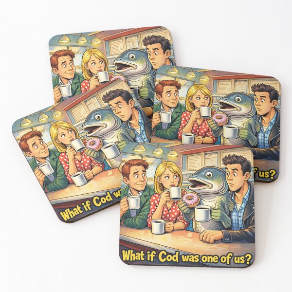 Item preview, What if Cod was one of us? designed and sold by halibutgoatramb.