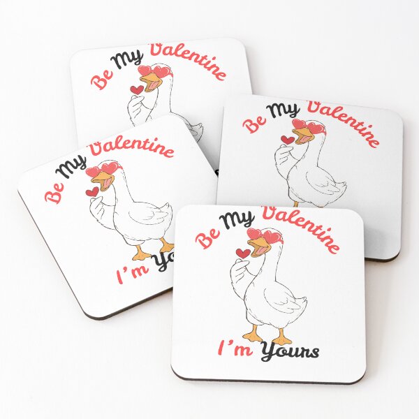 Item preview, Be My ValetIne I'm Yours | Duck With Love Eyes designed and sold by SolSel ⭐⭐⭐⭐⭐.