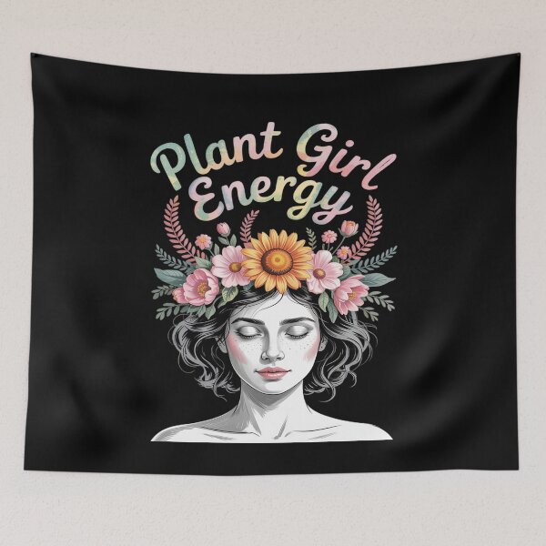 Item preview, Plant Girl Energy, Gardening, Cottagecore designed and sold by Voidbinder.