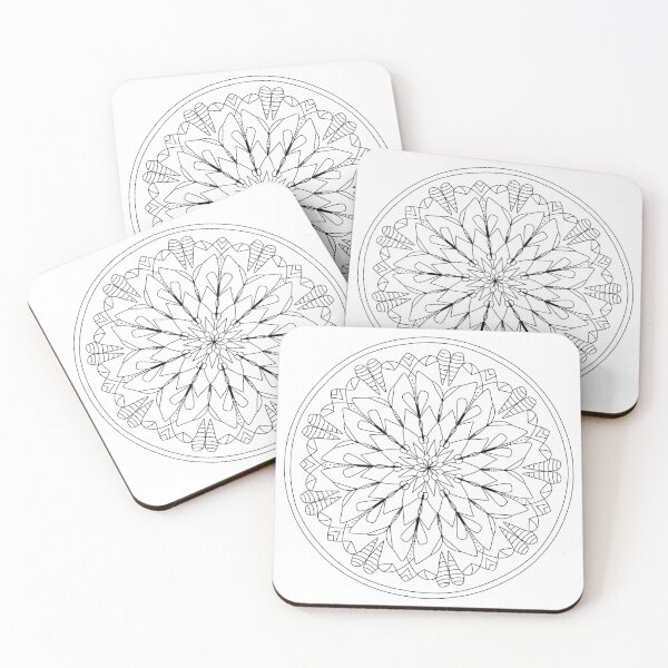 Item preview, Radiating Flower Mandala designed and sold by AmaiDream.