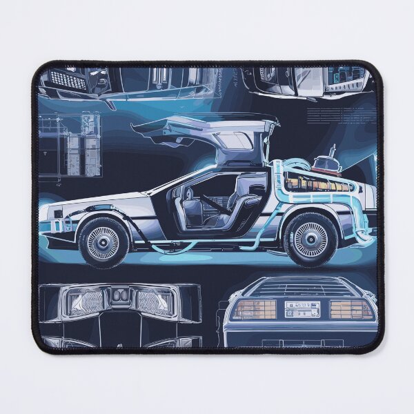 Item preview, Vintage Classic Car Delorean Art Neon designed and sold by PrintCarClub.
