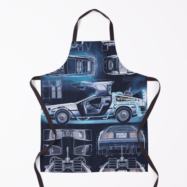 Item preview, Vintage Classic Car Delorean Art Neon designed and sold by PrintCarClub.