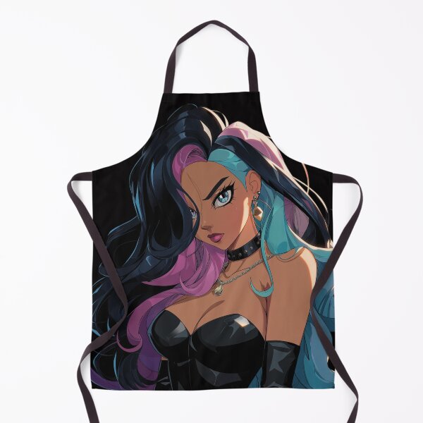 Item preview, rainbow anime girl designed and sold by CursedbyLilith.