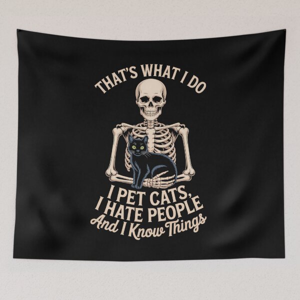 Item preview, Skeleton Cat Kitten Lovers Skull Pet designed and sold by LittleBO5.