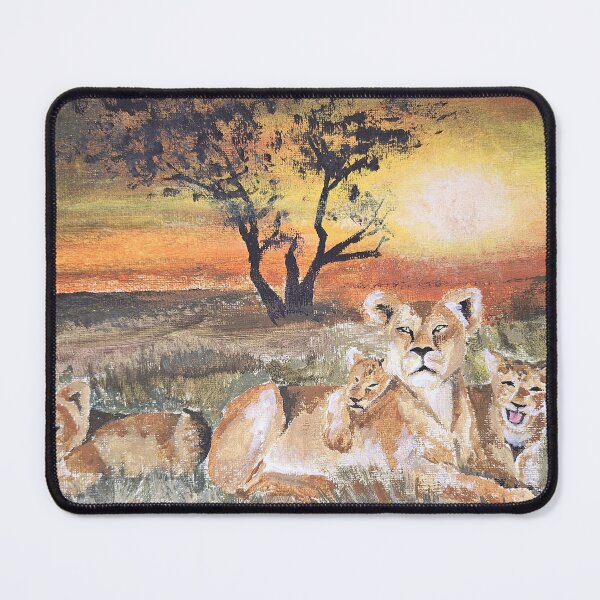 Item preview, Lioness and Cubs designed and sold by Arti Pics.