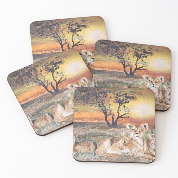 Item preview, Lioness and Cubs designed and sold by Arti Pics.