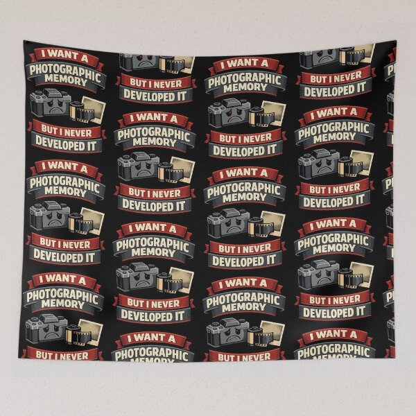 Item preview, Photographic Memory But Never Developed It Camera Pun Design designed and sold by TeeTimeTreasure.