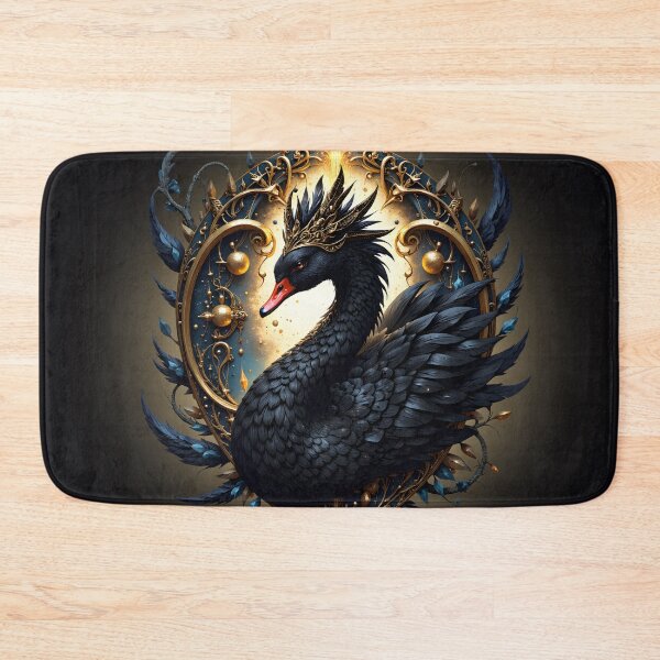Item preview, Obsidian Swan of Silent Grace – Dark Fantasy Elegance  designed and sold by nicky2342.