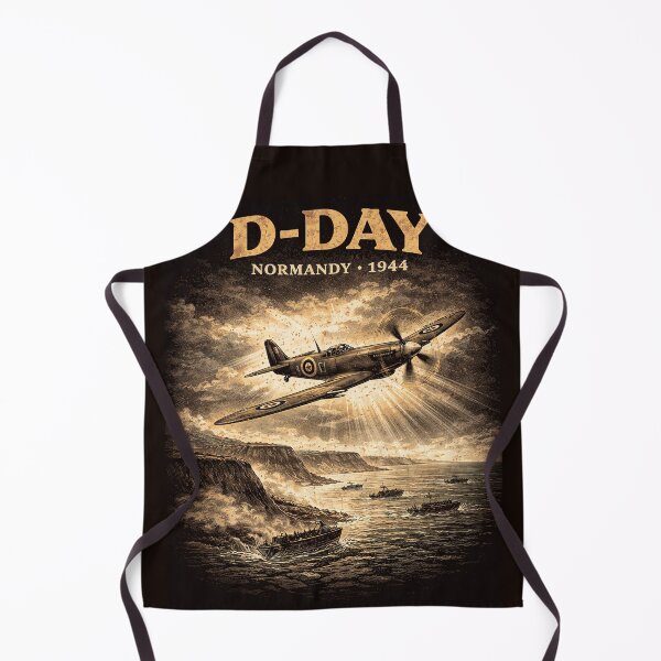 Item preview, D-Day Normandy WWII Invasion Historic Memorial Art designed and sold by Retr0Tshirts.