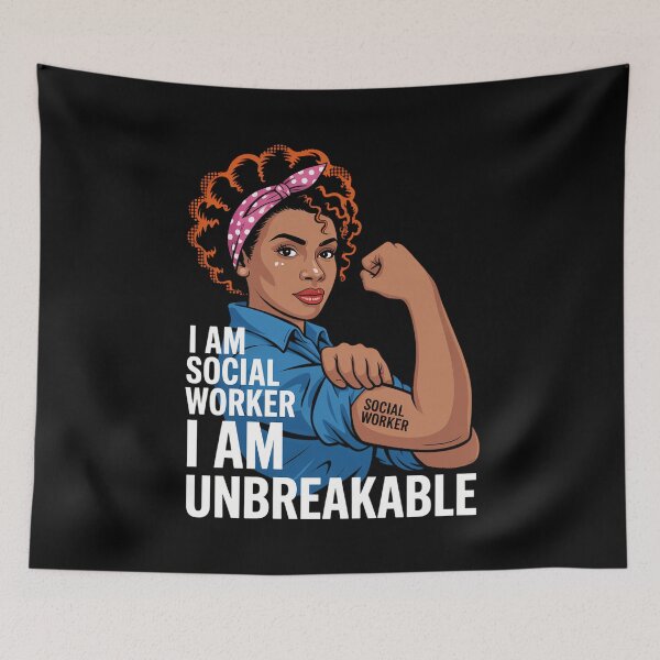 Item preview, Social Worker Afro American designed and sold by LittleBO5.