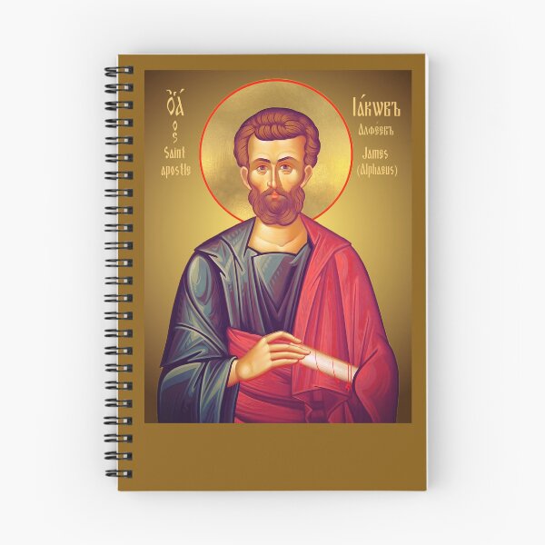 Item preview, Saint Apostle James  the Younger , James, son of Alphaeus , Orthodox icon  designed and sold by orthodox-icon.