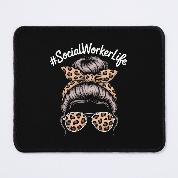 Item preview, Social Worker Life Messy Bun designed and sold by LittleBO5.