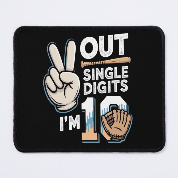 Item preview, 10th Birthday Boy Baseball Drip Peace Out Single Digits designed and sold by orlodrake.