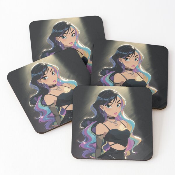 Item preview, bi anime girl designed and sold by CursedbyLilith.