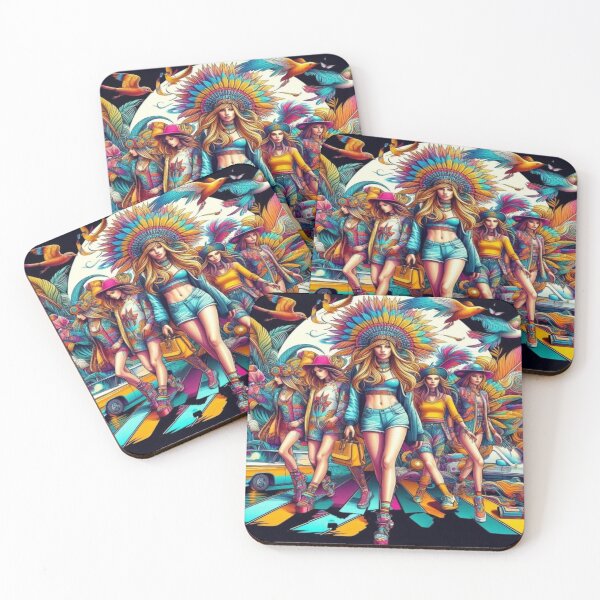 Item preview, Surreal Street Queens – Fashion, Fantasy & Color Power united in an urban art moment designed and sold by FotoworldEdel.