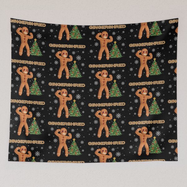 Item preview, Gingershred Bodybuilding Gingerbread Man Christmas Tree X-mass designed and sold by PolaMaku.
