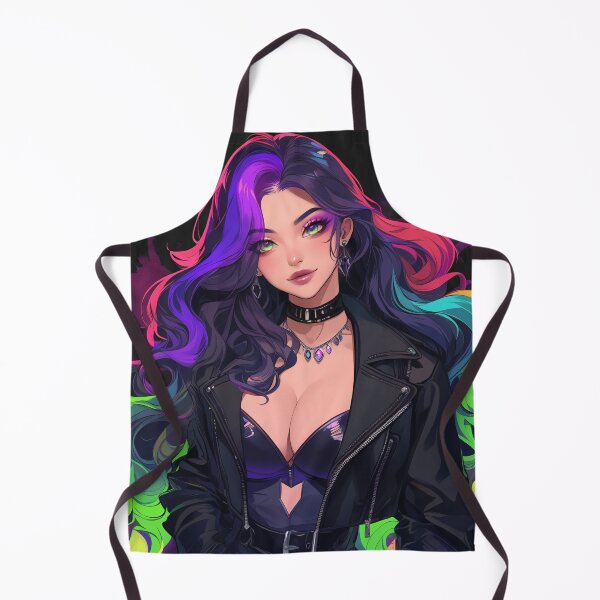 Item preview, rainbow anime girl designed and sold by CursedbyLilith.