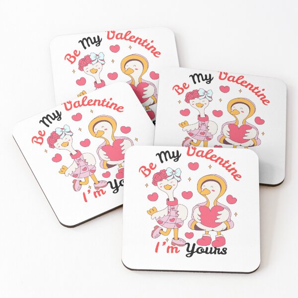 Item preview, Be My ValetIne I'm Yours | Cute Lady Ducks designed and sold by SolSel ⭐⭐⭐⭐⭐.