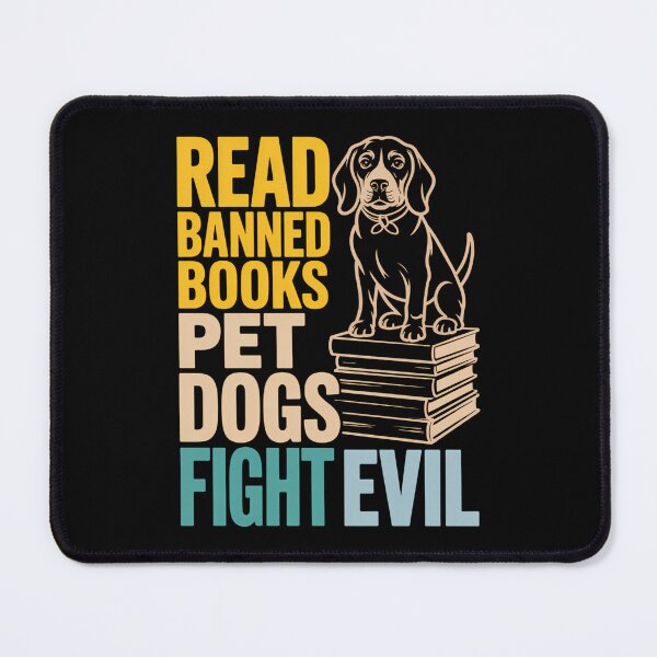 Item preview, Banned Books PET Dogs Read Books Reading designed and sold by LittleBO5.