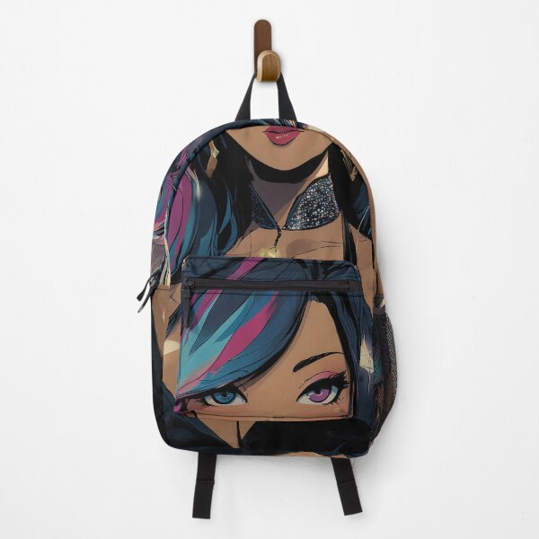 Item preview, bi anime girl designed and sold by CursedbyLilith.