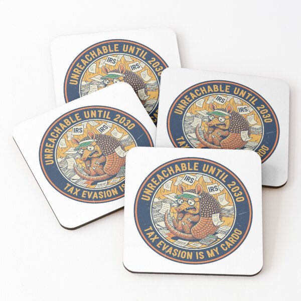 Item preview, Unreachable Armadillo Tax Season – Funny Corporate Stress 90s Vintage Graphic designed and sold by FakeJoo.