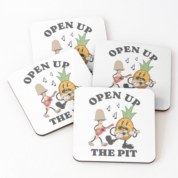 Item preview, Open Up the Pit – Funny Fruit Metal Band Cartoon | Mosh Pit Humor Art designed and sold by onlin3boutiqu3.