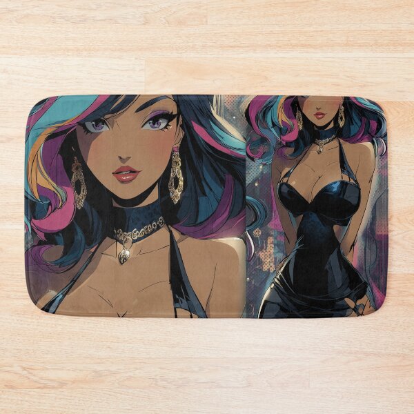 Item preview, bi anime girl designed and sold by CursedbyLilith.