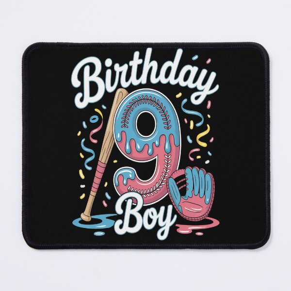 Item preview, Baseball Drip Birthday Boy Ice Cream Drip 9th Birthday designed and sold by orlodrake.