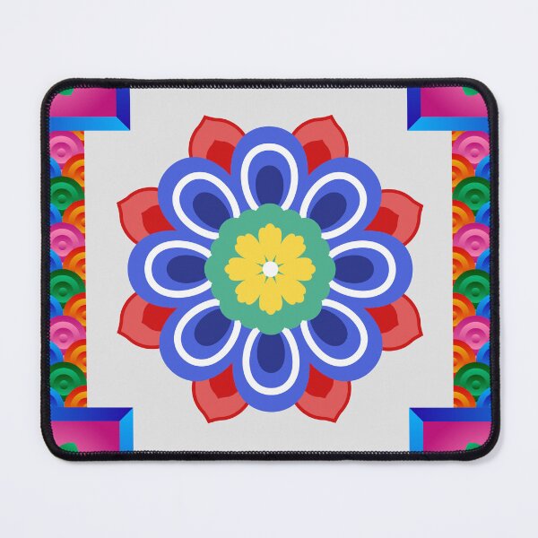 Item preview, Traditional Korean Dancheong floral pattern (단청) designed and sold by mycreastyle.