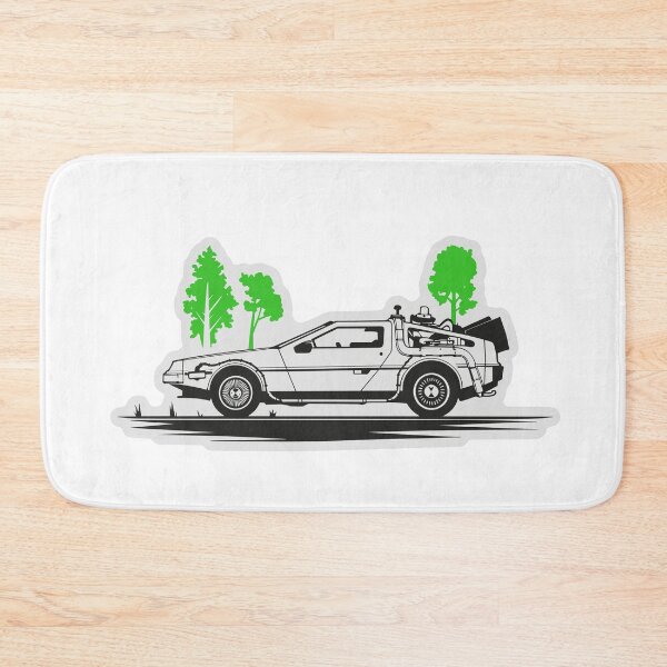 Item preview, Vintage Classic Car Delorean Design Exclusive Nature designed and sold by PrintCarClub.