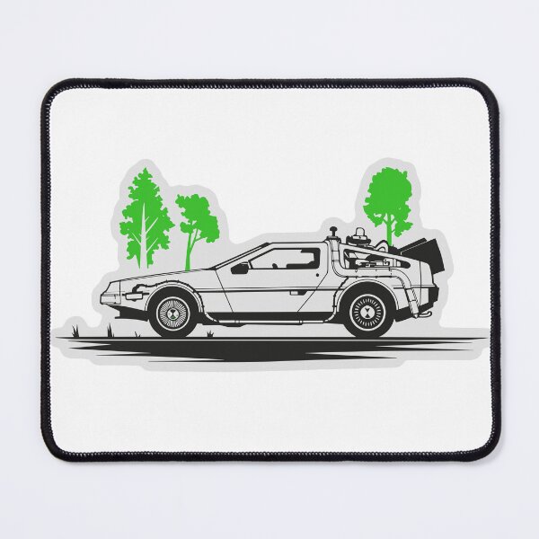 Item preview, Vintage Classic Car Delorean Design Exclusive Nature designed and sold by PrintCarClub.