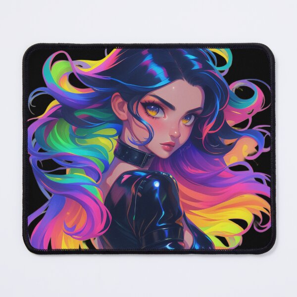 Item preview, anime rainbow girl designed and sold by CursedbyLilith.