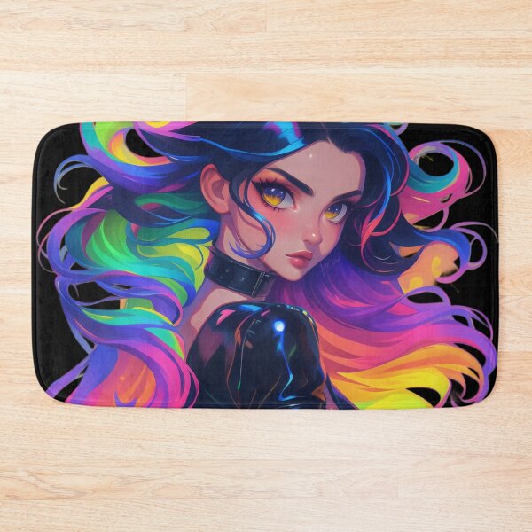Item preview, anime rainbow girl designed and sold by CursedbyLilith.