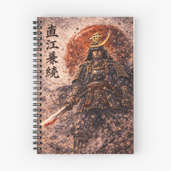 Item preview, Naoe Kanetsugu – Samurai of the Crimson Storm | Mori no Akari Series designed and sold by Mori-no-Akari.