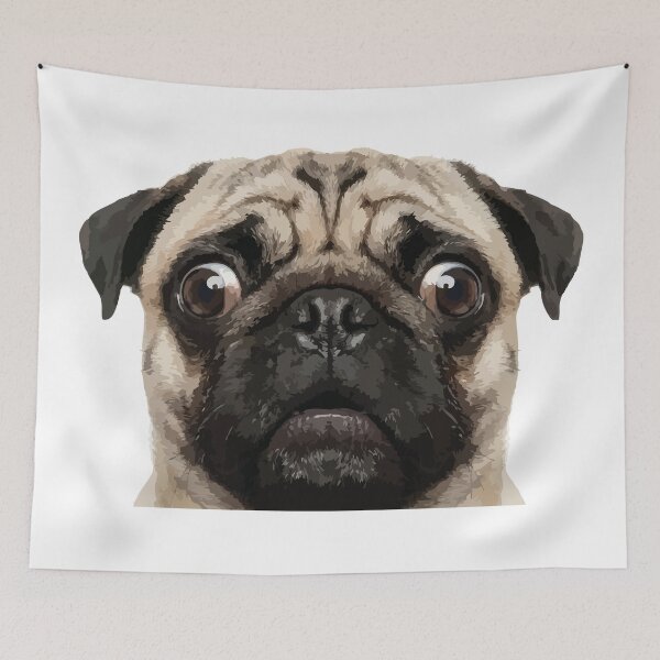 Item preview, Internal Screaming Funny Pug Face designed and sold by Petzzz.