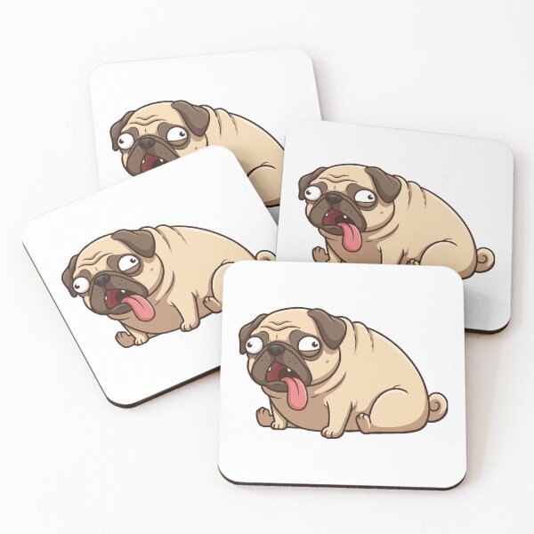Item preview, Heavy Breathing Intensifies Pug Meme designed and sold by Petzzz.
