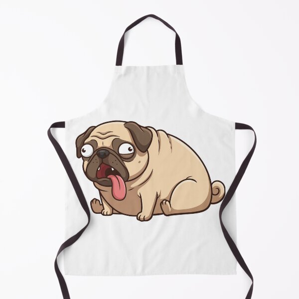 Item preview, Heavy Breathing Intensifies Pug Meme designed and sold by Petzzz.