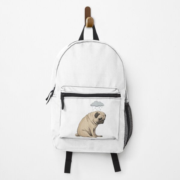 Item preview, Staring Into The Void Sad Pug Art designed and sold by Petzzz.