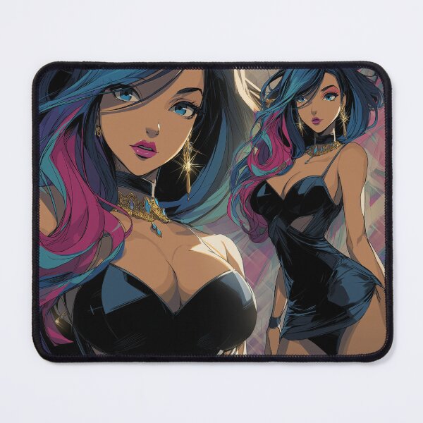 Item preview, bi anime girl designed and sold by CursedbyLilith.
