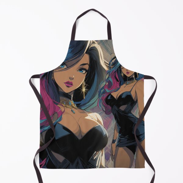 Item preview, bi anime girl designed and sold by CursedbyLilith.